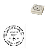 Paspoort Reizen Bestemming Bruiloft Rubberstempel (Gestempeld)