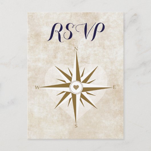 Paspoort Reizen RSVP Briefkaart Bestemming Bruilof (Voorkant)