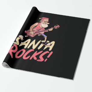 Paspoort Santa Rocks Guitar Cadeaupapier