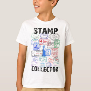 Paspoort Stempels Shirt Reis Vakantie 