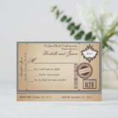  paspoort Ticket RSVP (Staand voorkant)