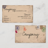  paspoort visitekaartje (Voorkant / Achterkant)