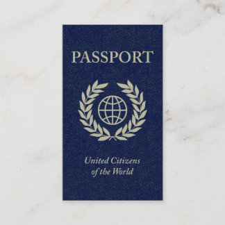 paspoort visitekaartje