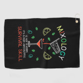 Paspoortcadeau | Bartender Mixoloog Golfhanddoek (Horizontaal)