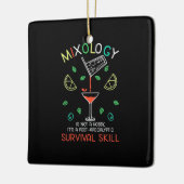 Paspoortcadeau | Bartender Mixoloog Keramisch Ornament (Links)