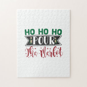 Paspoortcadeau Ho Ho Pour de Merlot Legpuzzel