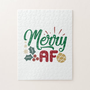 Paspoortcadeau   Merry AF Cool Sassy Legpuzzel