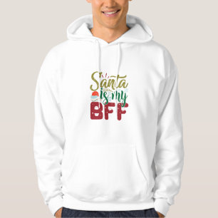 Paspoortcadeau Santa is mijn BFF Hoodie
