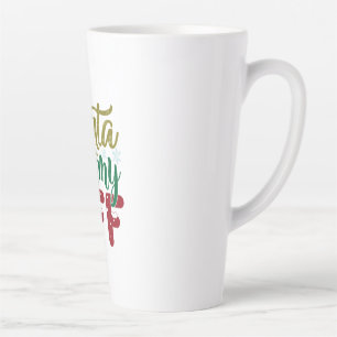 Paspoortcadeau Santa is mijn BFF Latte Mok