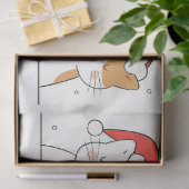 Paspoortcadeau | Vrolijk kerstfeest met kat Tissuepapier (Geschenk)