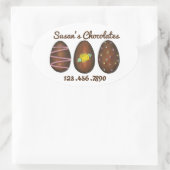 Paspoortgepersonaliseerde Sticker chocolade-eieren (Tas)