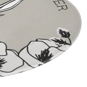 Paspoortje voor Pasen Magnolia Flower Custom Snijplank (Hoek)
