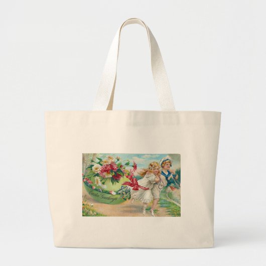 Paspoortjes  Briefkaart Grote Tote Bag (Voorkant)