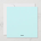 Paspoortkaart voor noodgevallen feestdagenkaart (Achterkant)