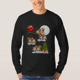 Paspoortnr.: kerstboomverlichting — Santa Riding C T-shirt