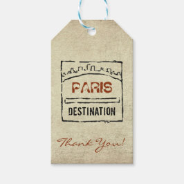 Paspoortstempel Cadeau Labels Cadeaulabel