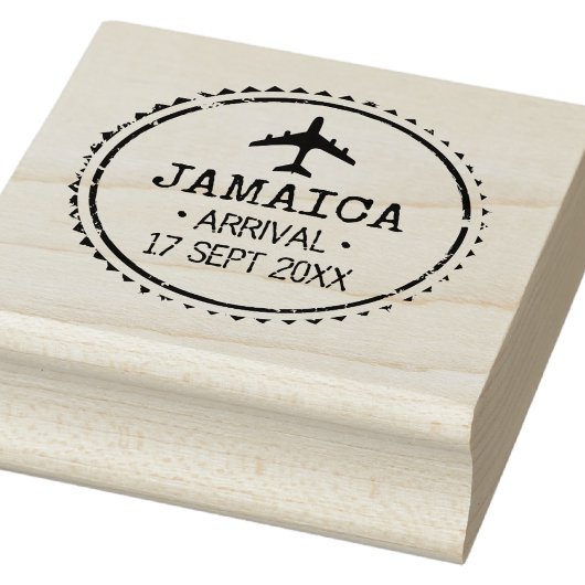 Paspoortstempel Jamaica Destination Wedding Rubberstempel