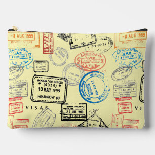 Paspoortstempels Ontwerp Accessoire Bag Etui