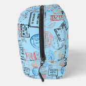 Paspoortstempels Ontwerp Dopp Kit toilettas Toilettasje (Rechts)