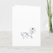 PaspoortWereldkaart Moderne Minimale bestemming (Achterkant)