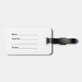  paspoortzegels bagagelabel (Achterkant horizontaal)