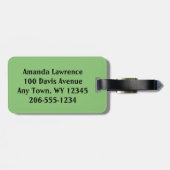 Paspoortzegels Bagagelabels (Achterkant horizontaal)