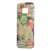 paspoortzegels Samsung Galaxy S7 Hoesje (Achterkant Links)