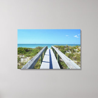 Pass-A-Grille Beach, Florida Canvas Afdruk