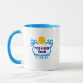 Pass-A-Grille Beach Floride Café Mug (Gauche)