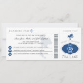 Pass aan Thailand opslaan Datum Save The Date (Voorkant)