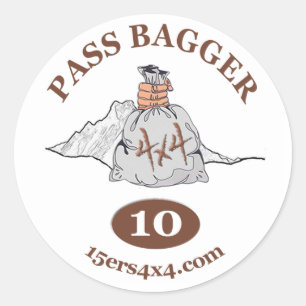 Pass Bagger 10 Sticker