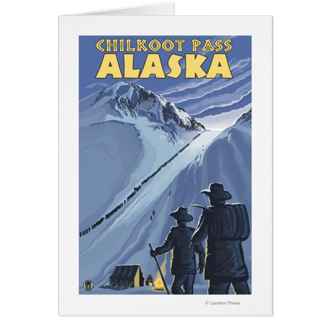 Pass Chilkoot, Alaska Gold Miners (Voorkant)