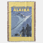 Pass Chilkoot, Alaska Gold Miners Deken (Voorkant Verticaal)