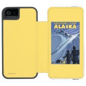 Pass Chilkoot, Alaska Gold Miners Incipio iPhone Portemonnee Hoesje (Agenda Open)