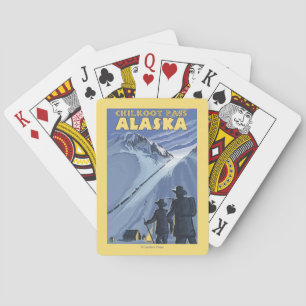 Pass Chilkoot, Alaska Gold Miners Pokerkaarten