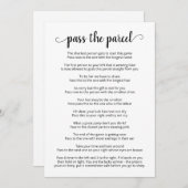 Pass De Parcel Party Game Kaart (Voorkant / Achterkant)