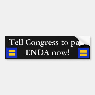 PASS ENDA NU BUMPERSTICKER