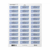 Pass Étiquettes de adresse légers (Feuille entière)
