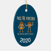 Pass Popcorn Nuts Keramisch Ornament (Rechts)