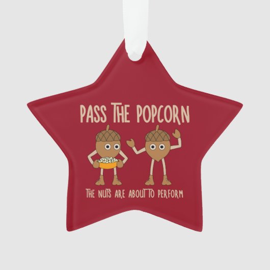 Pass Popcorn Nuts Ornament (voorkant)