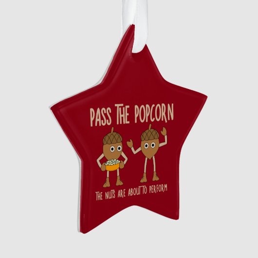 Pass Popcorn Nuts Ornament (voorkant)