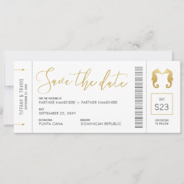 Pass Seapaarden Kissend Ticket Beach Save The Date