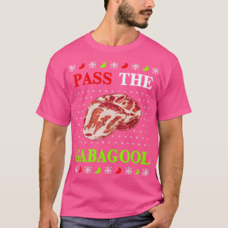 Pass the Gabagool Tacky Ugly Kerstmis T-shirt