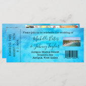 Pass voor een bruiloft in Antigua (Voorkant / Achterkant)