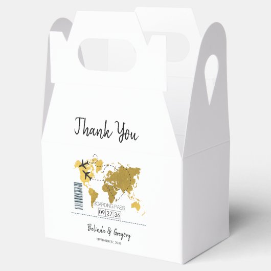 Pass Weddenschap bestemming Bedankdoosjes (Geopend)