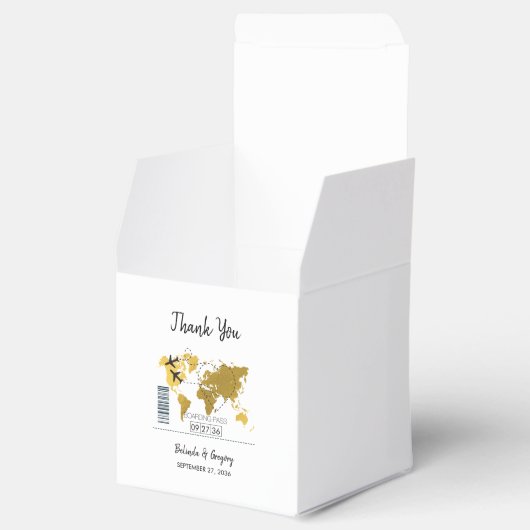 Pass Weddenschap bestemming Bedankdoosjes (Geopend)