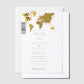 Pass Weddenschap bestemming Vellum Uitnodigingen (Offset)