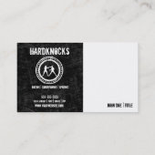 Passage du carte de visite VIP de gymnase de boxe (Dos)