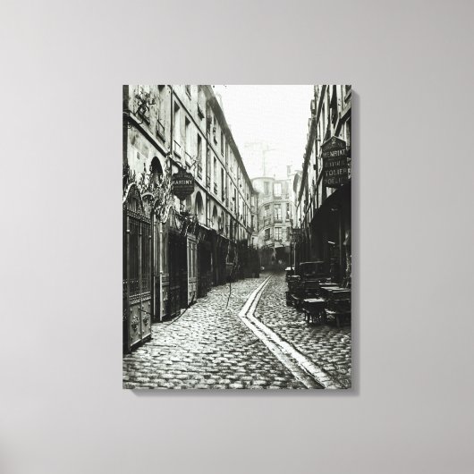 Passage du Dragon, Parijs, 1858-78 Canvas Afdruk (Voorkant)