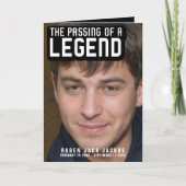 Passage d'une légende Programme de services funéra (Devant)